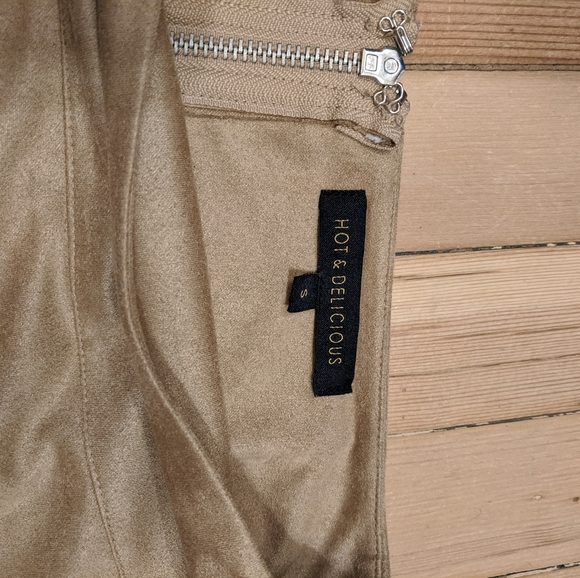 Faux suede Fringe Skirt - Picture 5 of 5